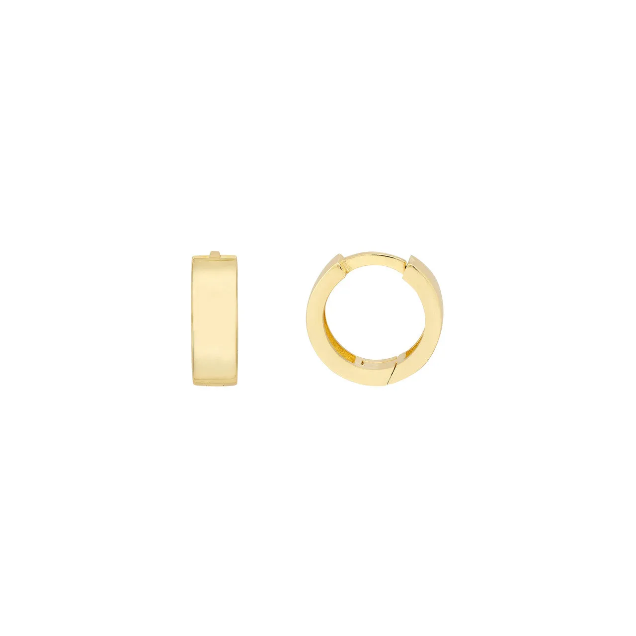 14K Round Hoop Earrings10.50 X 3.45mm