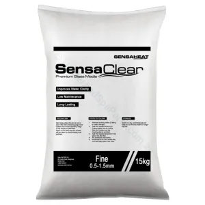 15kg Fine Glass Filter Media - Fine Grade - Sensaclear - Pickup Only
