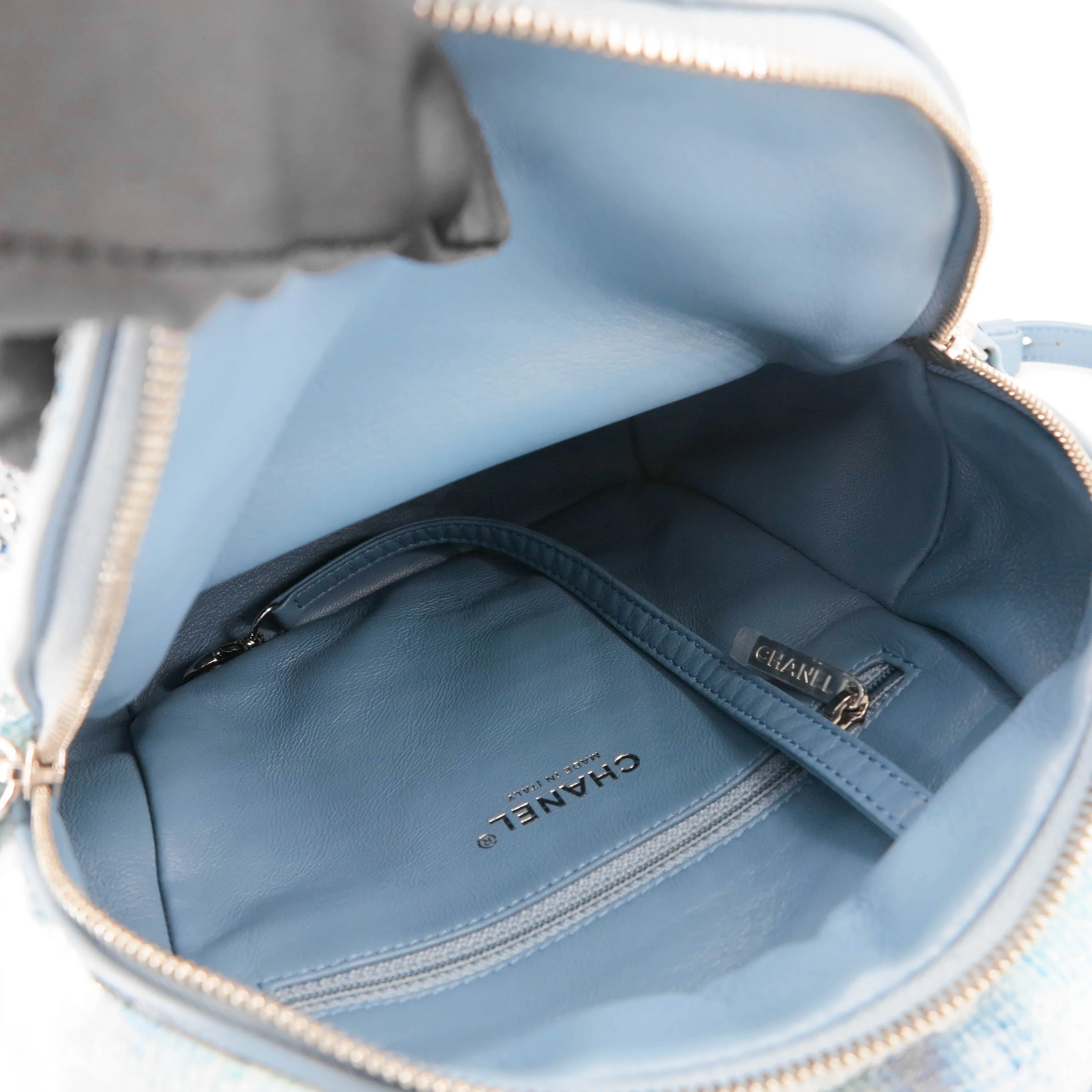 18S Blue Sequin Waterfall CC Backpack