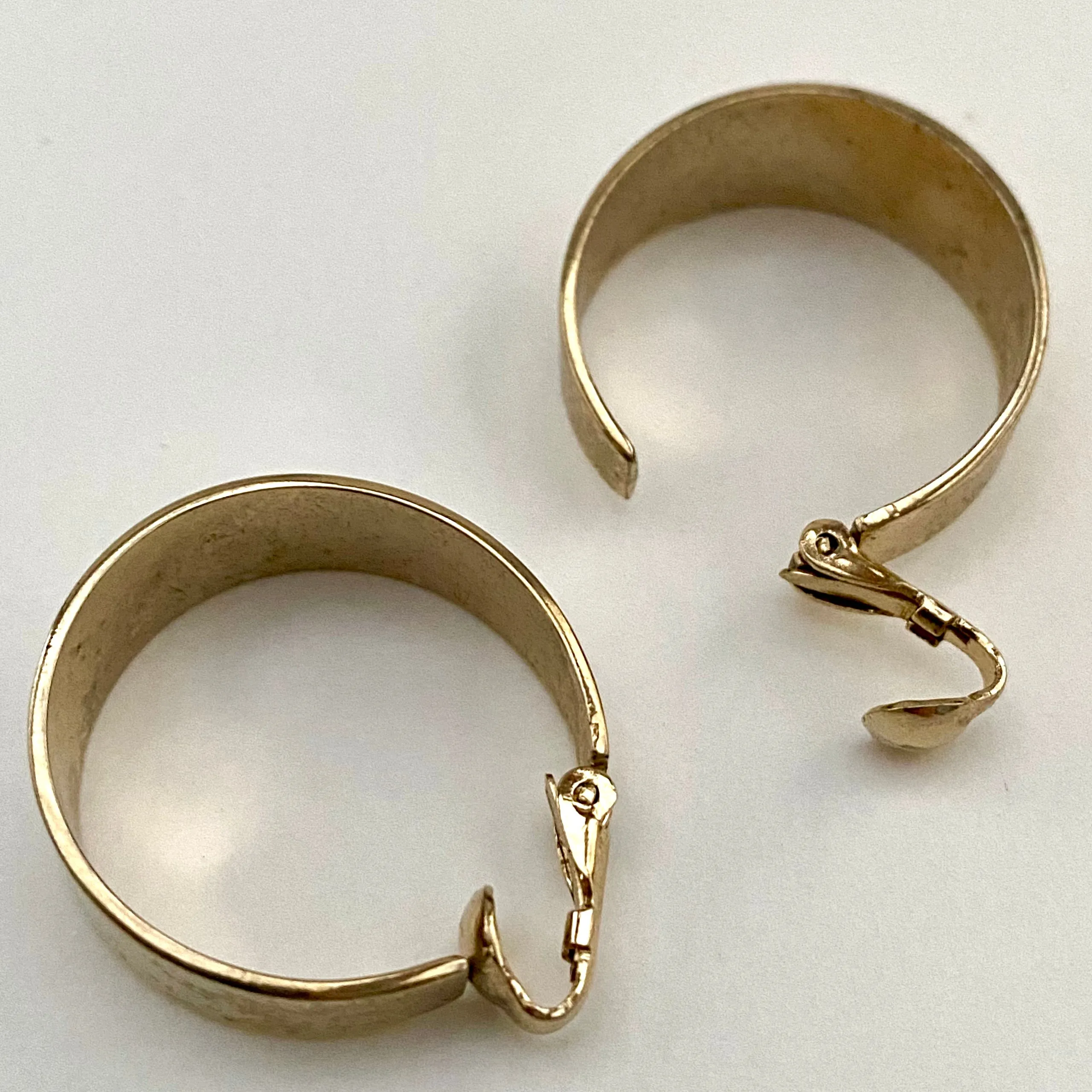 1960s Bergere Hoop Earrings