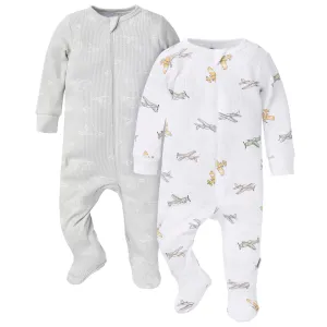 2-Pack Baby Boys Airplanes Sleep 'N Plays