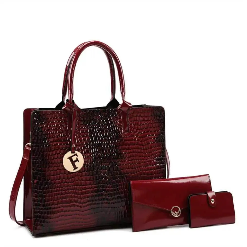 3 Sets Luxury Handbag for Women - High-End Fashion Accessory