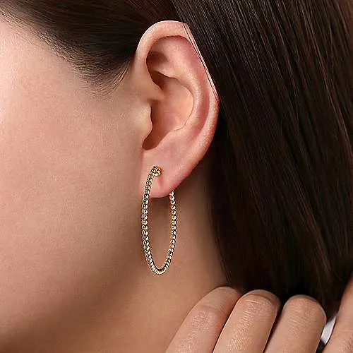 40mm Bujukan Classic Hoop Earrings