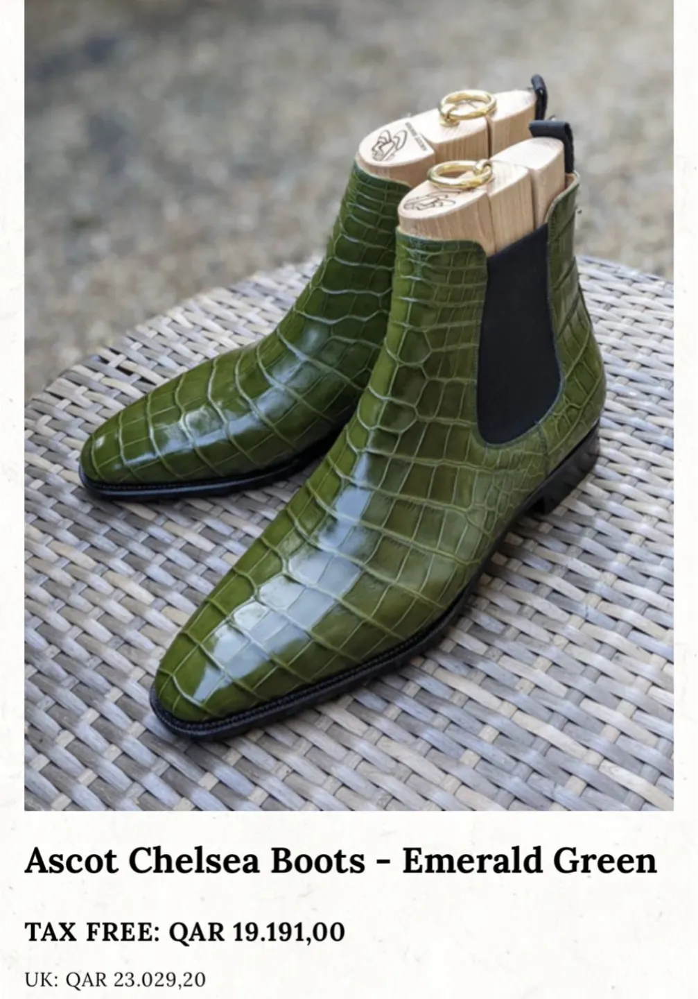 Abdulla invoice: 2 pairs of Croc