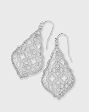 Addie Earrings Silver Filigree