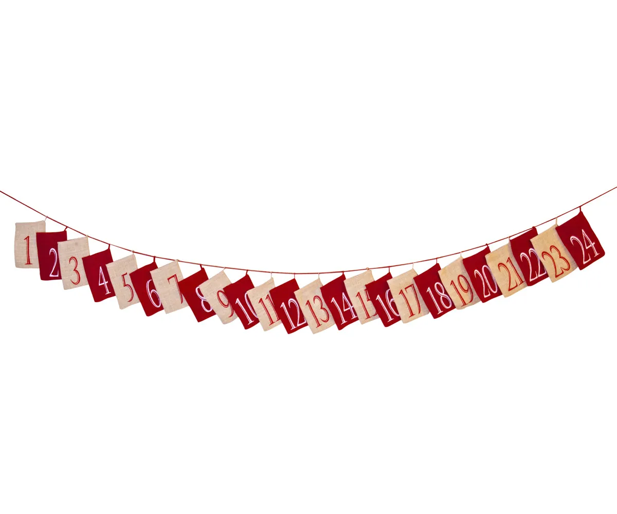 Advent Calender Red & White