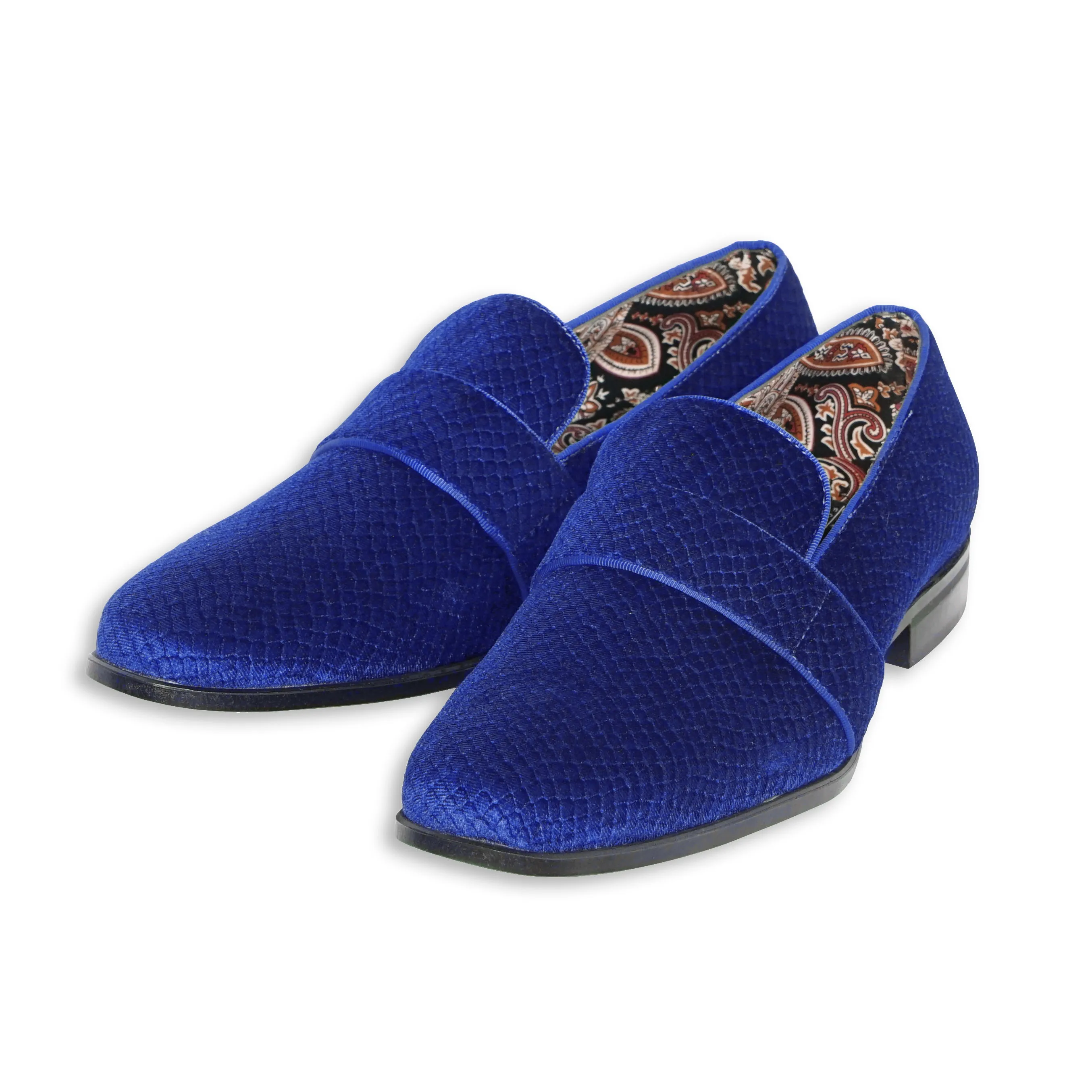 After Midnight Mens Suede Velvet Smoker's Tuxedo Loafer