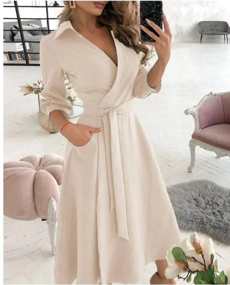 Alba® | Women's wrap dress with straps