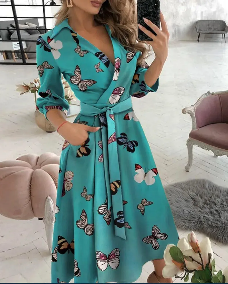 Alba® | Women's wrap dress with straps