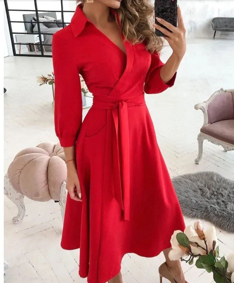 Alba® | Women's wrap dress with straps