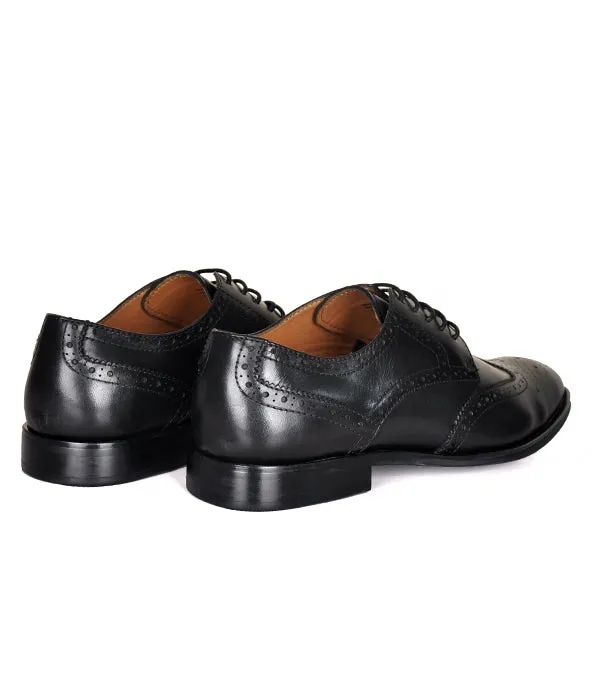 Aldo Black Brogues Leather Shoes