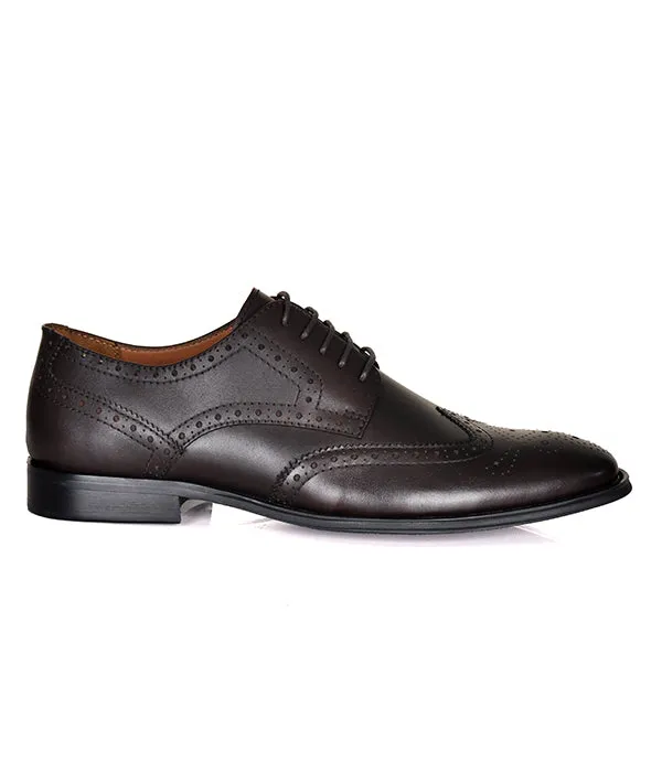Aldo Coffee Brogues Leather Shoes