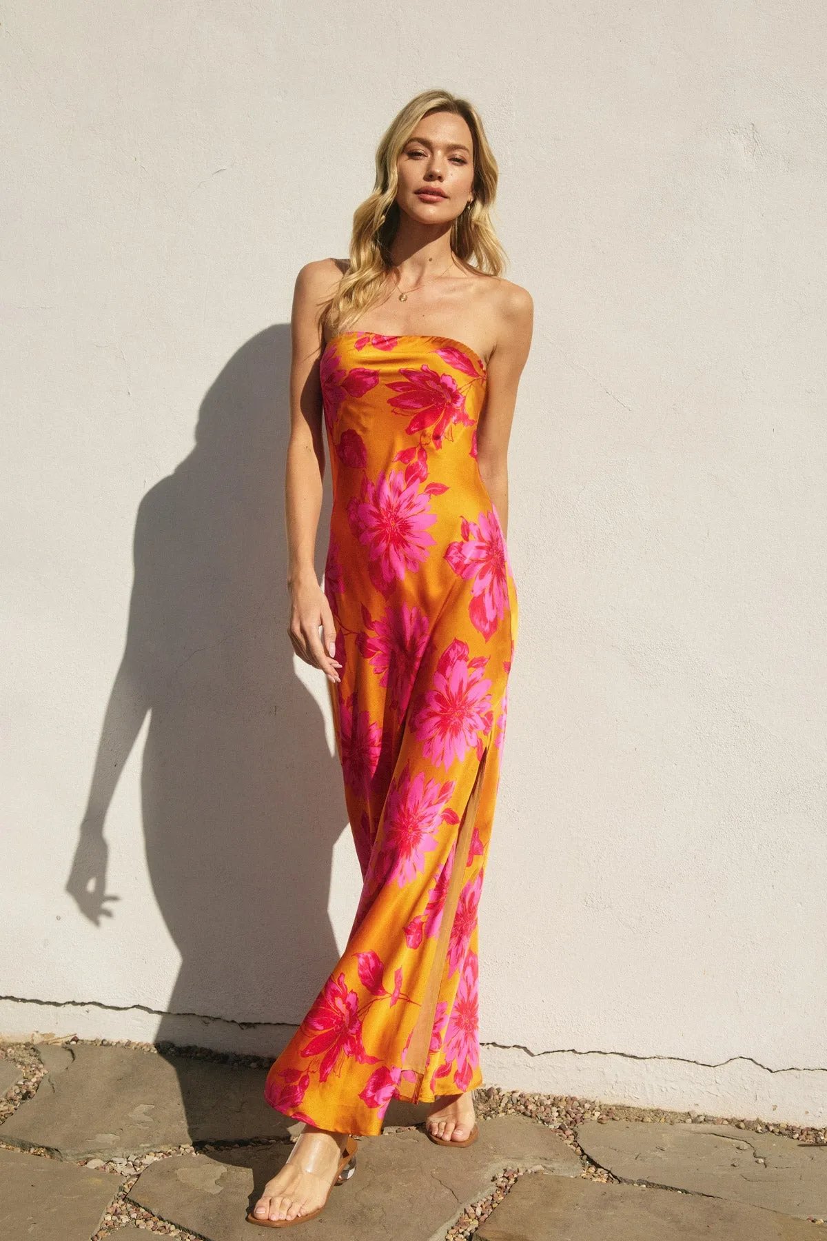 Amala Strapless Maxi Dress