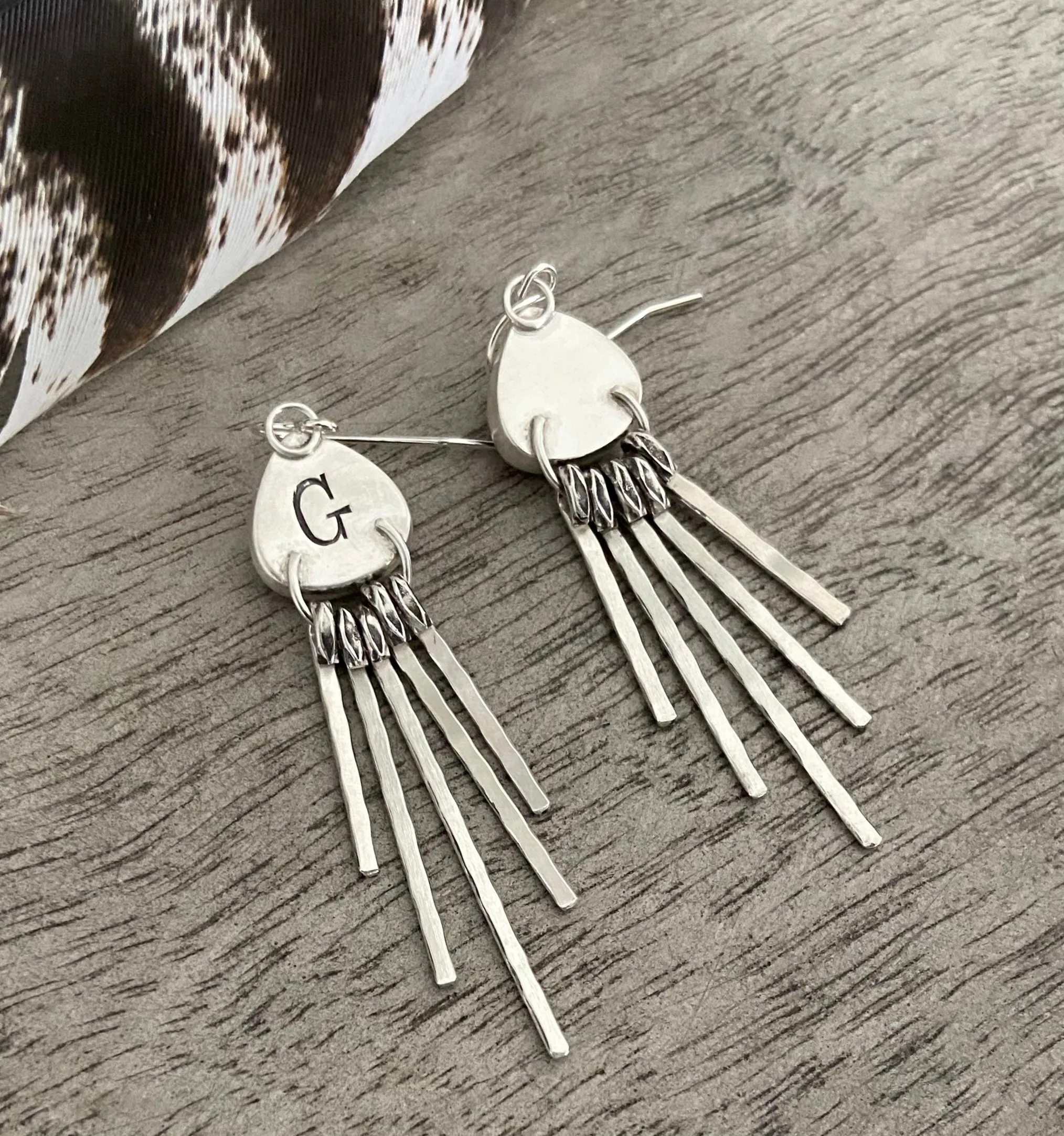 Amber Fringe Earrings