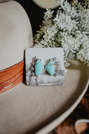 'Andromeda' Turquoise and Stars Earrings