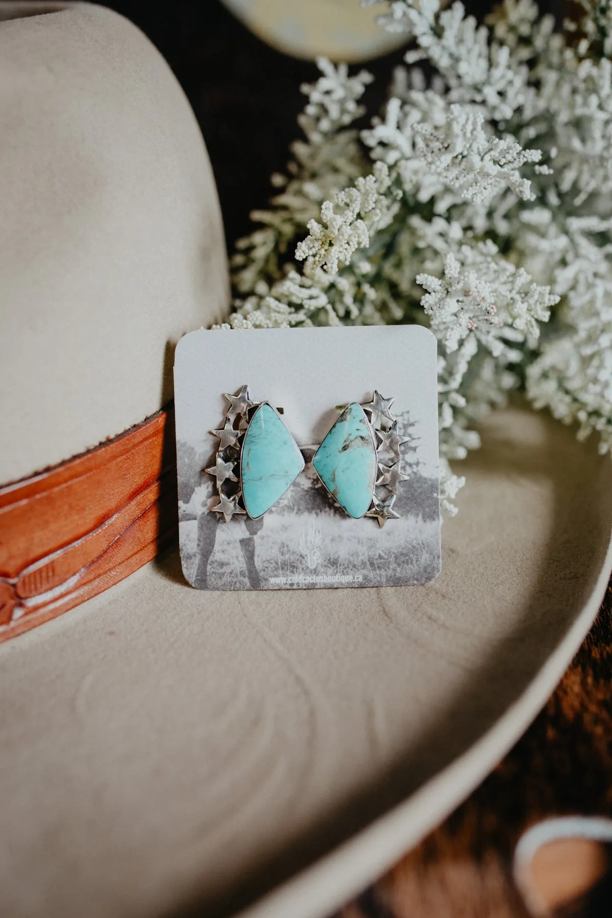 'Andromeda' Turquoise and Stars Earrings