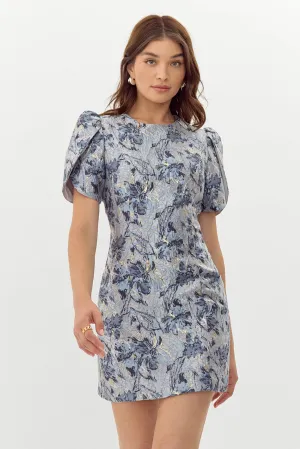 Angelina Jacquard Mini Dress