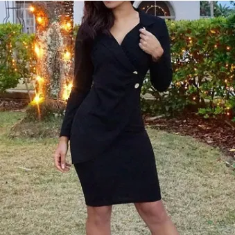 Anita® | Elegant Cocktail Dress With Buttons