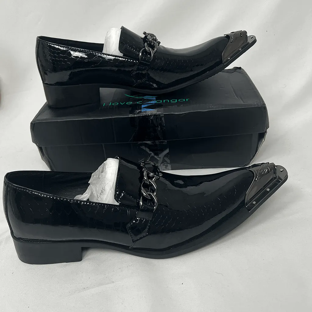 Aomishoes Dark Knight Italian Men's Shoes