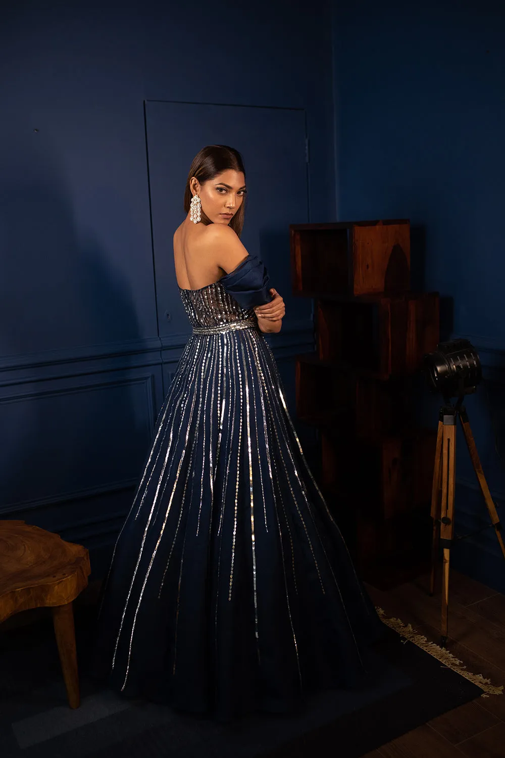 Asteroid Cocktail Gown