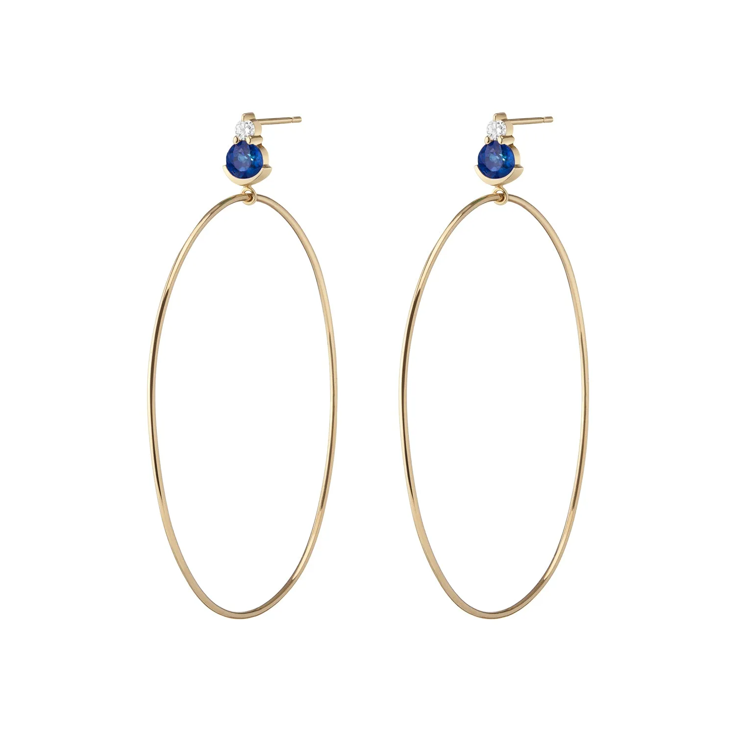 Ayda Hoops | Sapphire