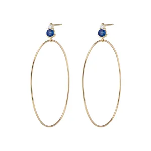 Ayda Hoops | Sapphire