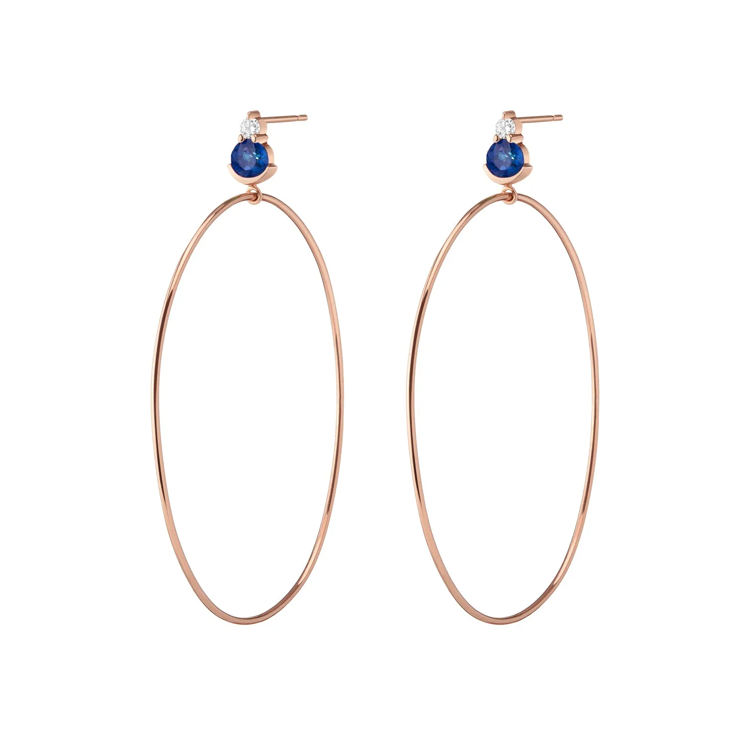 Ayda Hoops | Sapphire