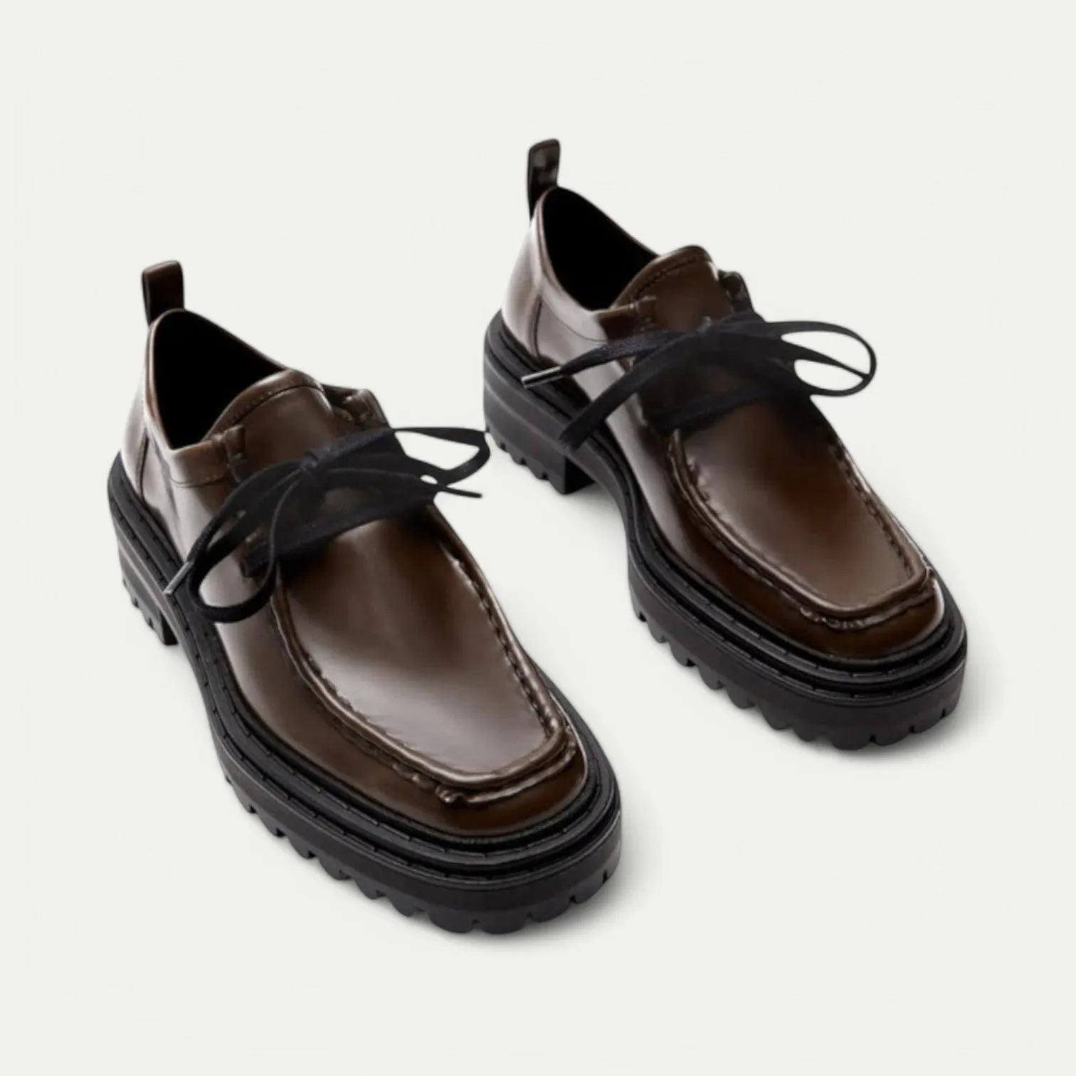 Azirado Genuine Leather Brogues Women for Stylish Comfort