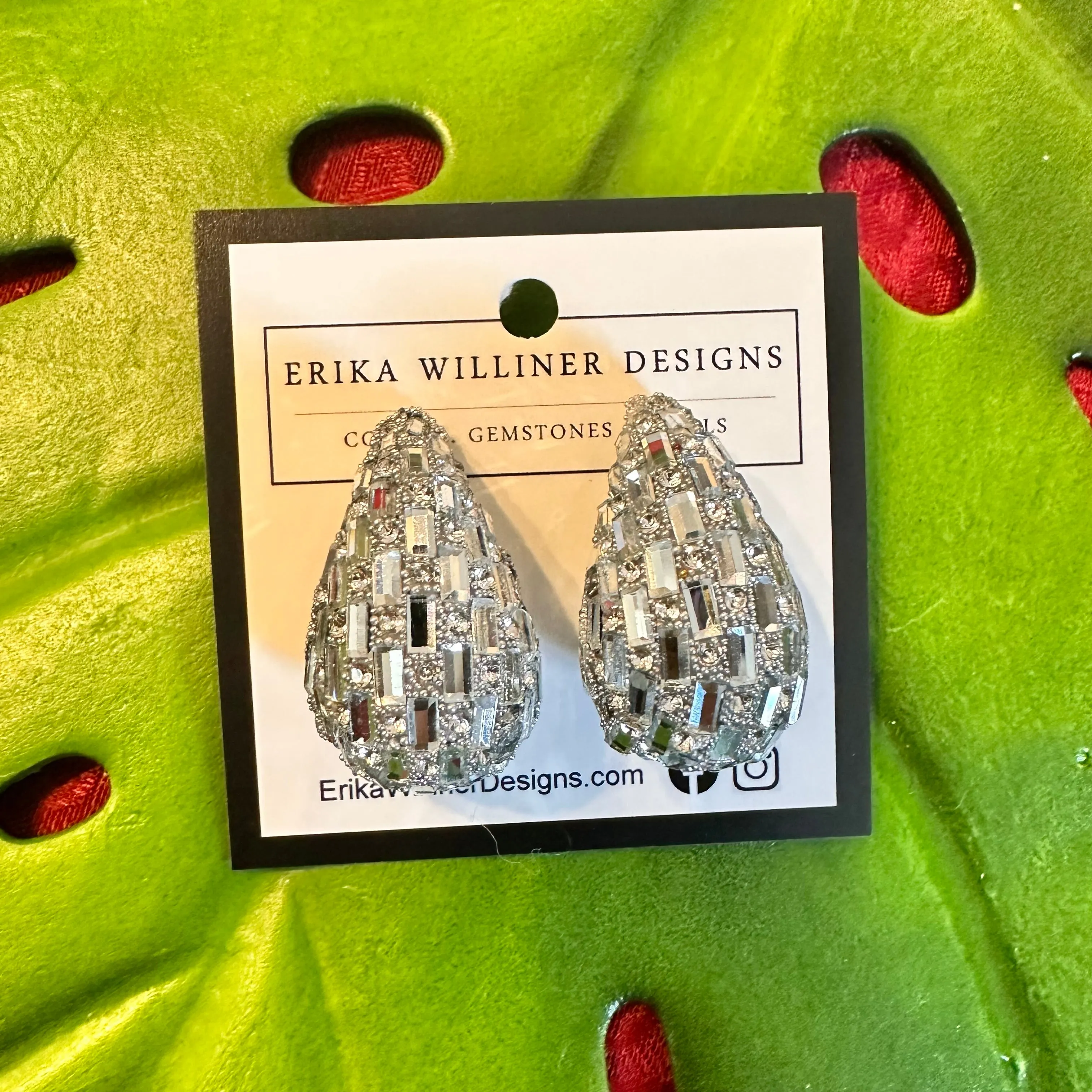B Earrings Disco Ball 230-20 | Erika Williner Designs