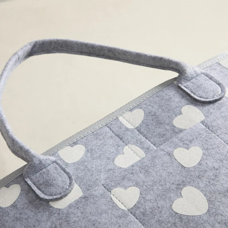 Baby Diaper Organizer Multi function Infant Nursery Bag Nappy Caddy