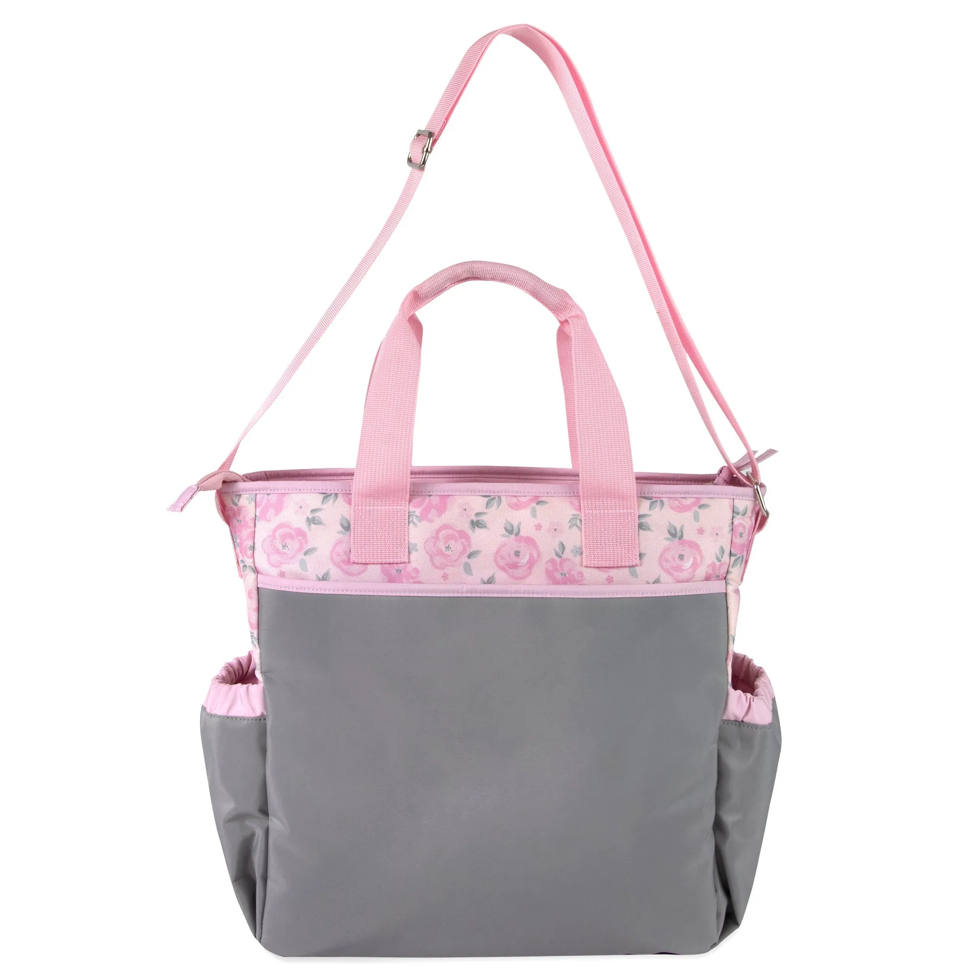 Baby Essentials 3 In 1 Pink Baby Girl Themed Diaper Bag Wholesale