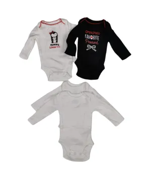 BABY GIRL SIZE NEWBORN - KOALA BABY, 4 Pack Longsleeve Diaper Oneises VGUC B21