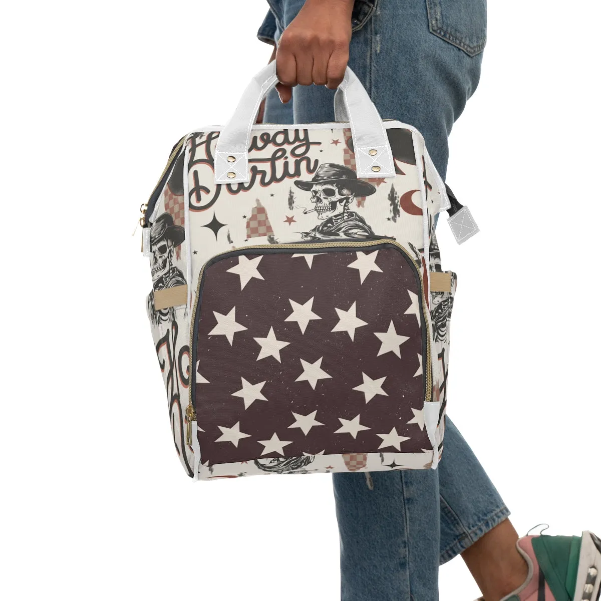 Bad to the Bones & Go Diaper Bag