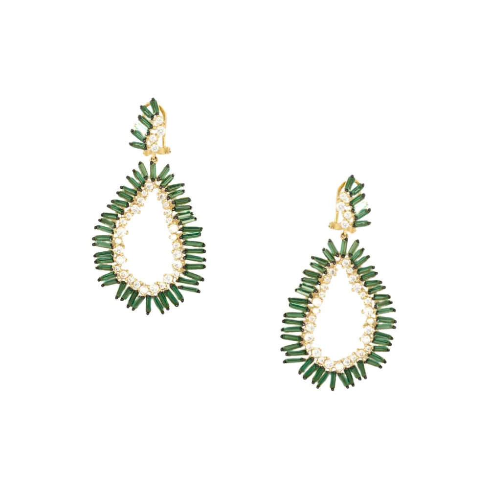 Baguette Statement Earrings