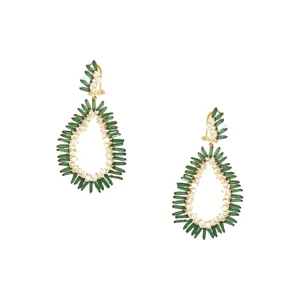 Baguette Statement Earrings