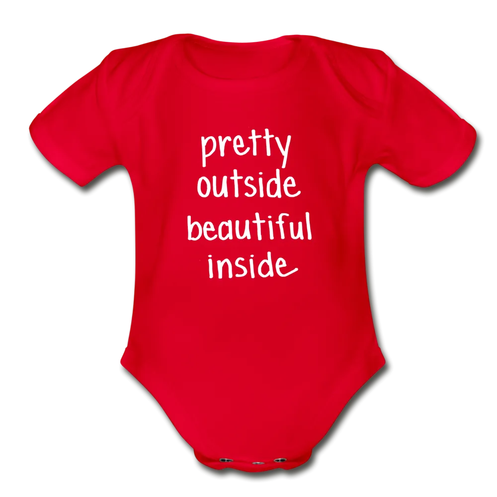 Beautiful Inside Organic Short Sleeve Baby Bodysuit