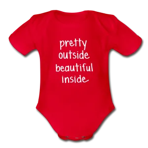 Beautiful Inside Organic Short Sleeve Baby Bodysuit