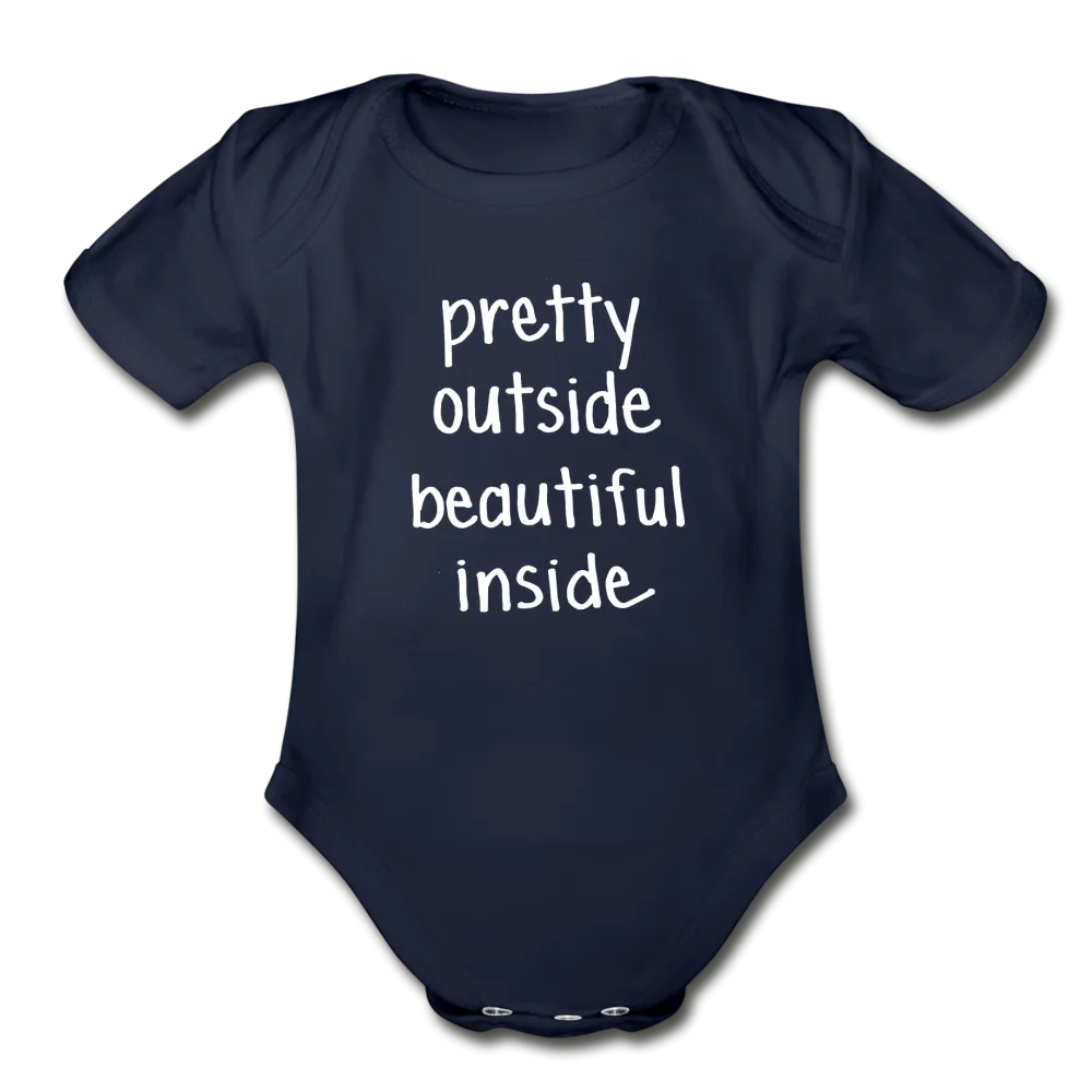 Beautiful Inside Organic Short Sleeve Baby Bodysuit