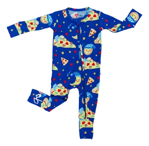 Birdie Bean Care Bears™ Bedtime Pizza Print Convertible Baby Romper