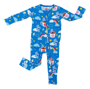 Birdie Bean Care Bears™ Grumpy Coffee Print Convertible Baby Romper