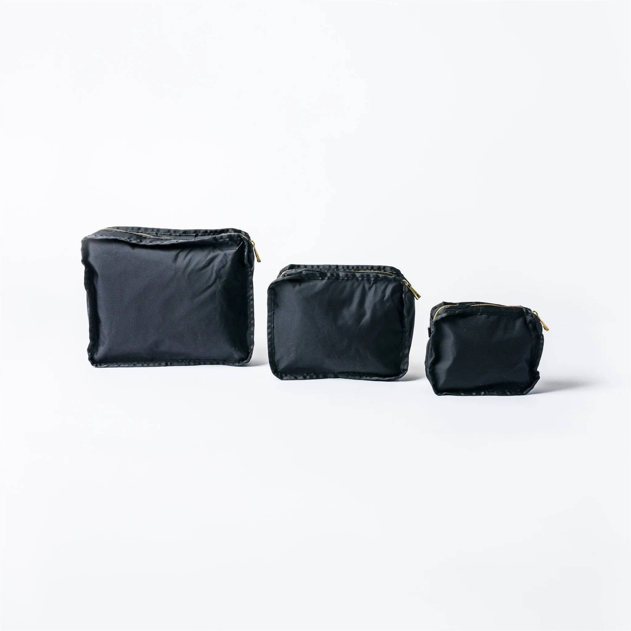 Black Brass Packing Cube Stacking Set