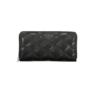 Black Polyethylene Women Wallet