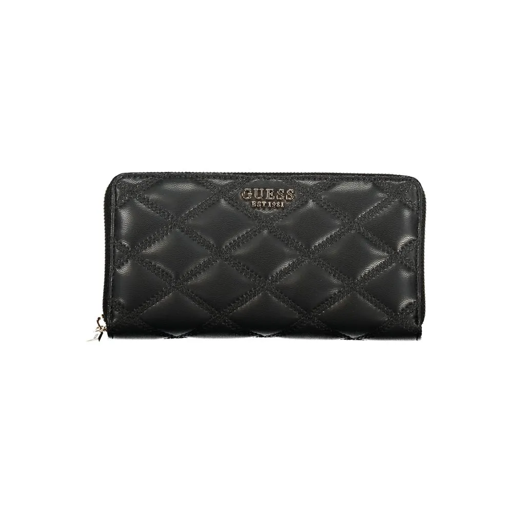 Black Polyethylene Women Wallet