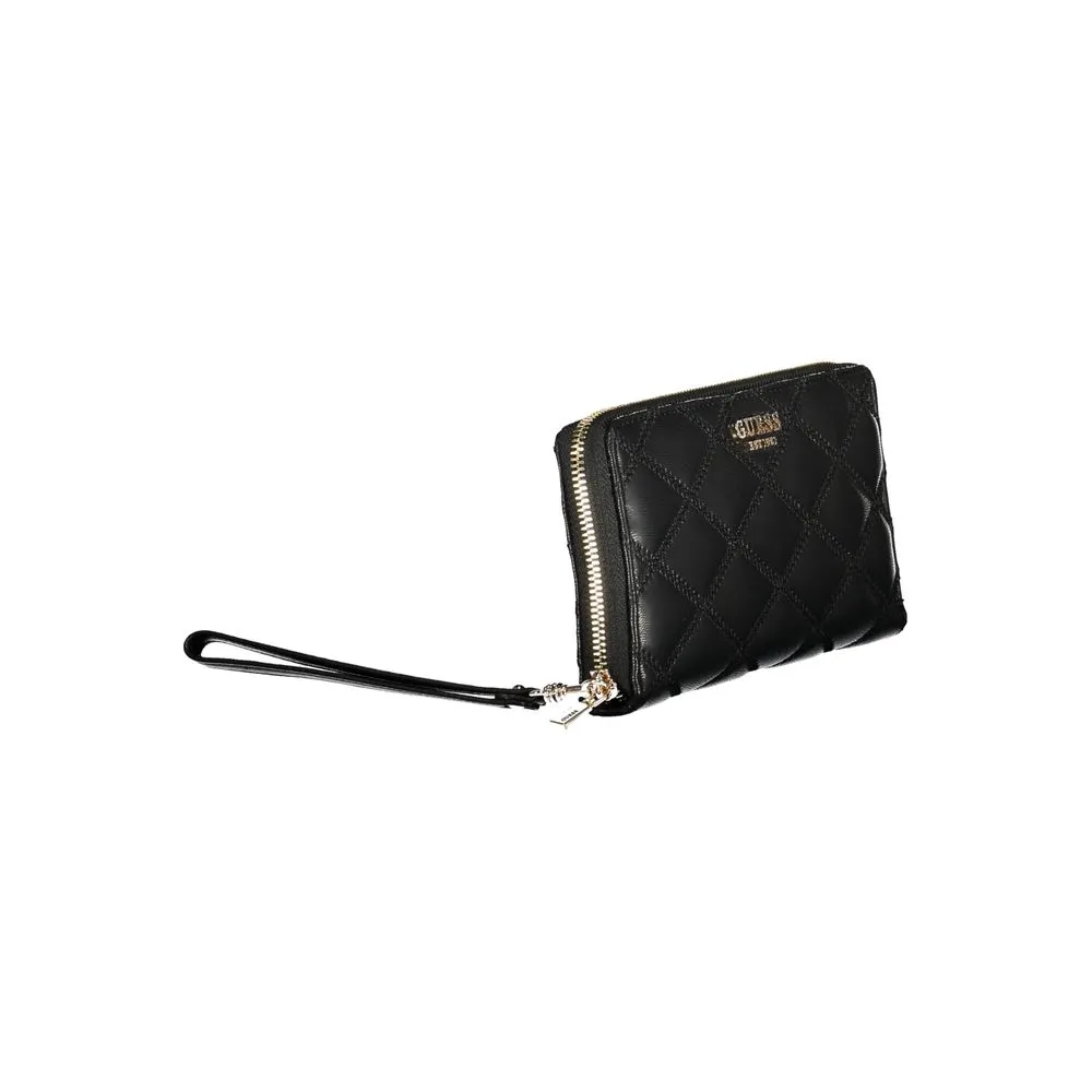 Black Polyethylene Women Wallet