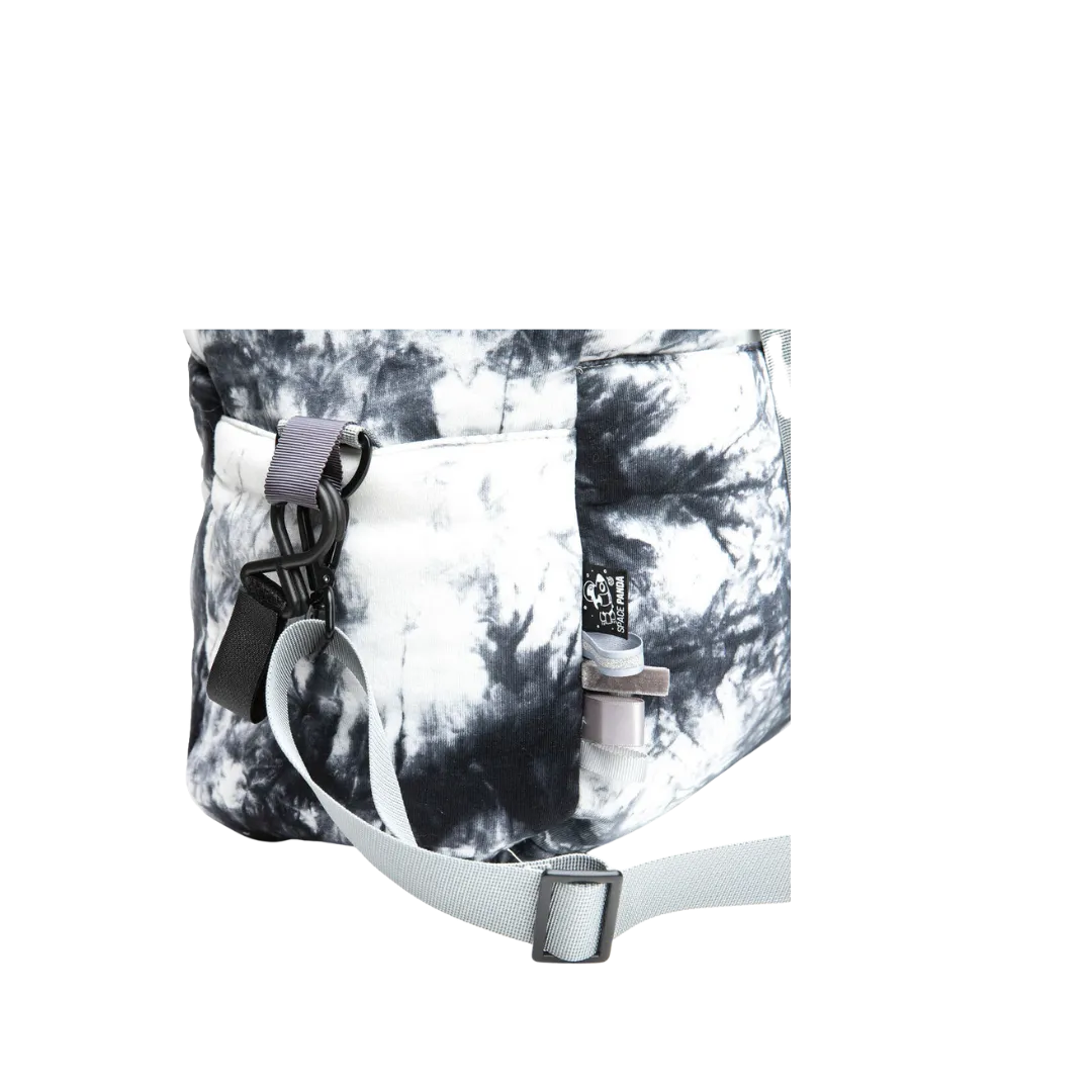 Black Tie Dye Diaper Bag