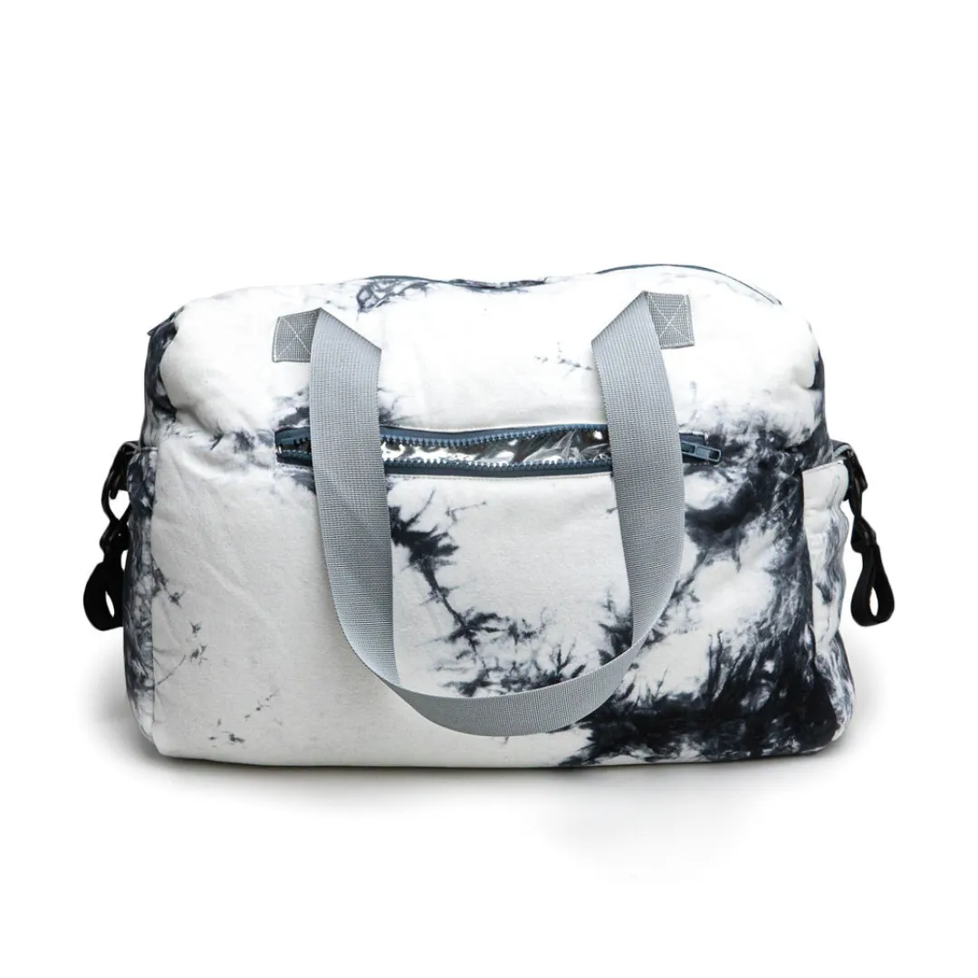 Black Tie Dye Diaper Bag