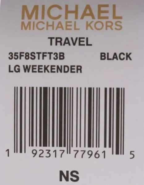 Black TRAVEL Canvas Weekendbag