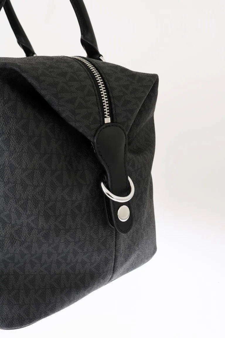 Black TRAVEL Canvas Weekendbag
