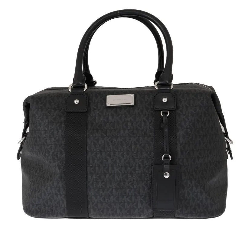 Black TRAVEL Canvas Weekendbag