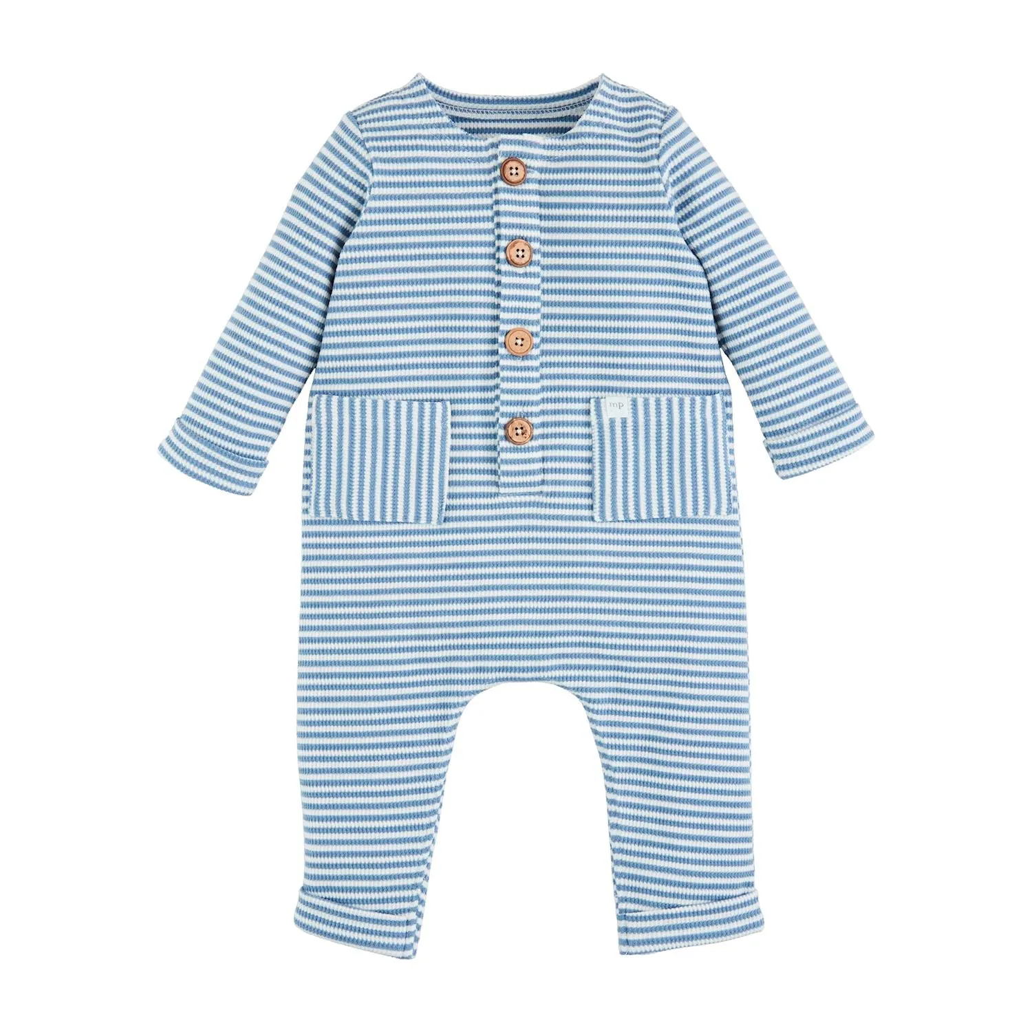 Blue Stripe Baby One Piece